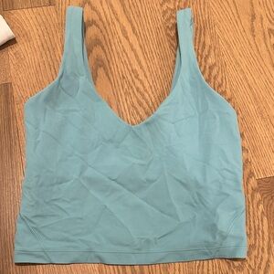 Lululemon Athletica Light Blue Sleeveless Top